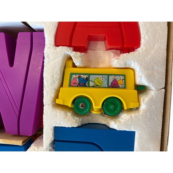 Sesame Street Alphabet Roadway Toy Vintage 1988 Playskool Complete Tested Works - Picture 3 of 16
